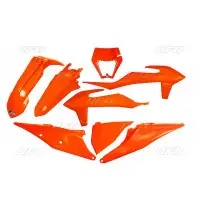UFO motorcycle plastic kit Ktm EXC 125 20-21 Orange Fluo