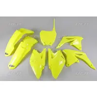 UFO Suzuki RMZ 250 10-18 motorcycle plastic kit Yellow Fluo