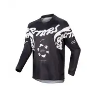 Alpinestars Kid's Cross Jersey YOUTH RACER HANA JERSEY Black White