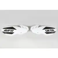 UFO Flame handguards for Honda CRF 250R, 250RX, 450R and 450RX White