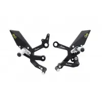 Lightech adjustable rear sets FTRKT002 with fixed footrests for KTM