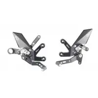 Lightech adjustable rear sets FTRSU003 with fixed footpegs for SUZUKI