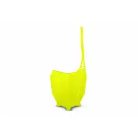 Ufo front number holder for Honda CRF 110F 2019-2023 Fluoro Yellow