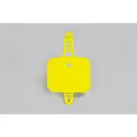 UFO front number holder for Honda CRF 50 2004- 2023 Yellow