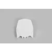 UFO front number holder for Husqvarna TC 449 and TC 499 (2011-2013) White