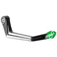 LighTech ISS115RC Carbon Brake Lever Guard With Green Terminal