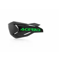Replacement plastic pair for Acerbis X-Factory Black Green handguards