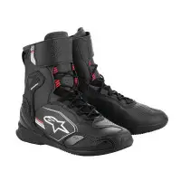 Motorcycle Shoes Alpinestars SUPERFASTER SHOES Black Grey Red Bright