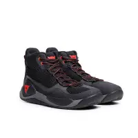 Dainese Atipica Air 2 Anniversary Shoes Black Red Fluo