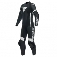 Dainese Grobnik Lady Leather 1PC Suit Perforated Black Black White