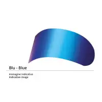 Blue iridium visor LS2 CHALLENGER FF327