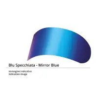 Blue mirror visor V2 Shark Racer - Speed