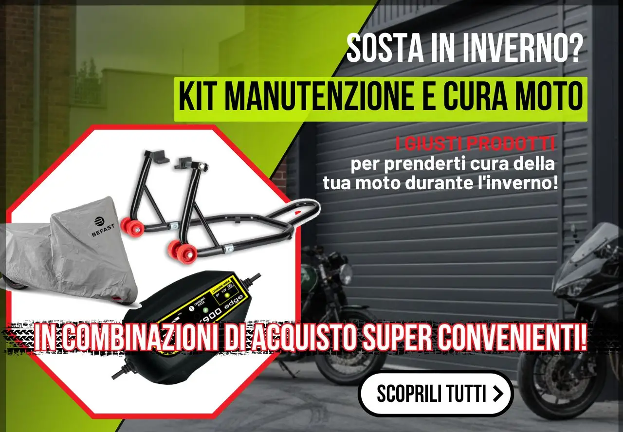 kit manutenzione e cura moto