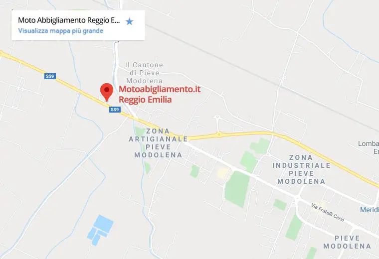 route motoabbigliamento Reggio Emilia